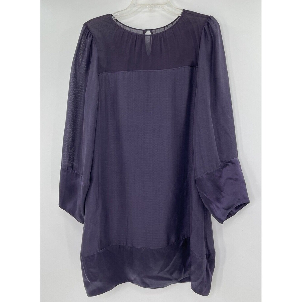 Development by Erica Davies Women's 100% Silk Dark Purple Dress Size‎ 8